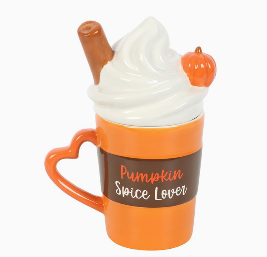 Mug à Couvercle — Latte Épicé d’Automne