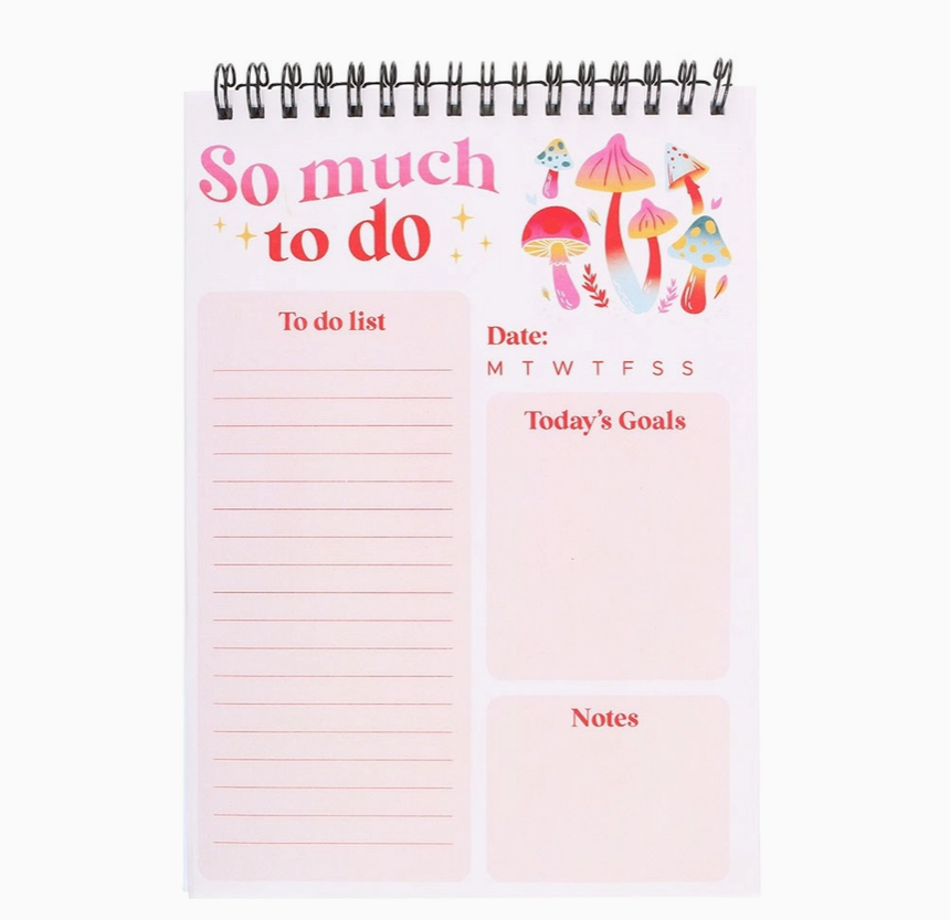 Bloc-notes "Tant de choses à faire" — Édition Champignons Groovy
