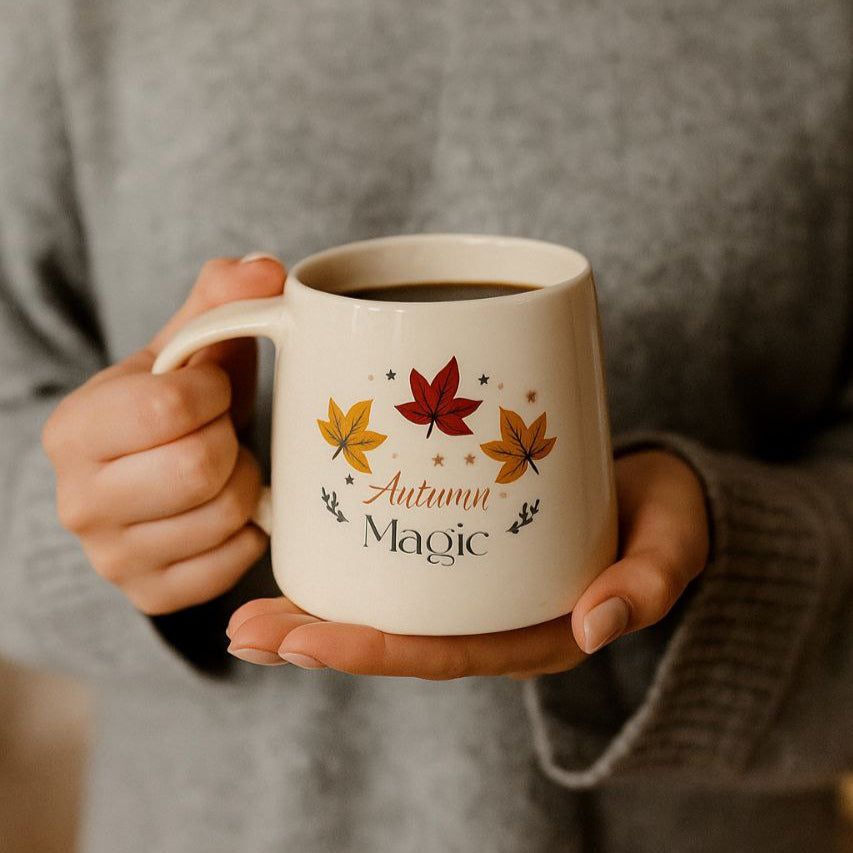 Ensemble Tasse & Chaussettes – Magie d’Automne
