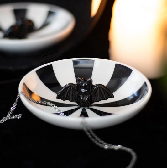 Plat à bijoux Rayé Chauve-Souris