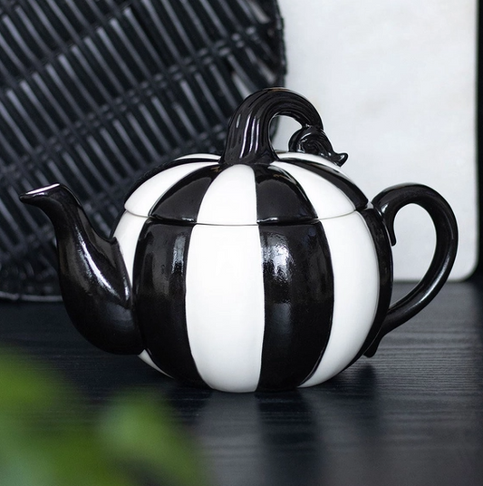 Théière Citrouille Rayée