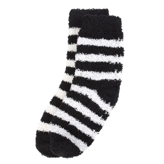Chaussettes d'Halloween à rayures gothiques