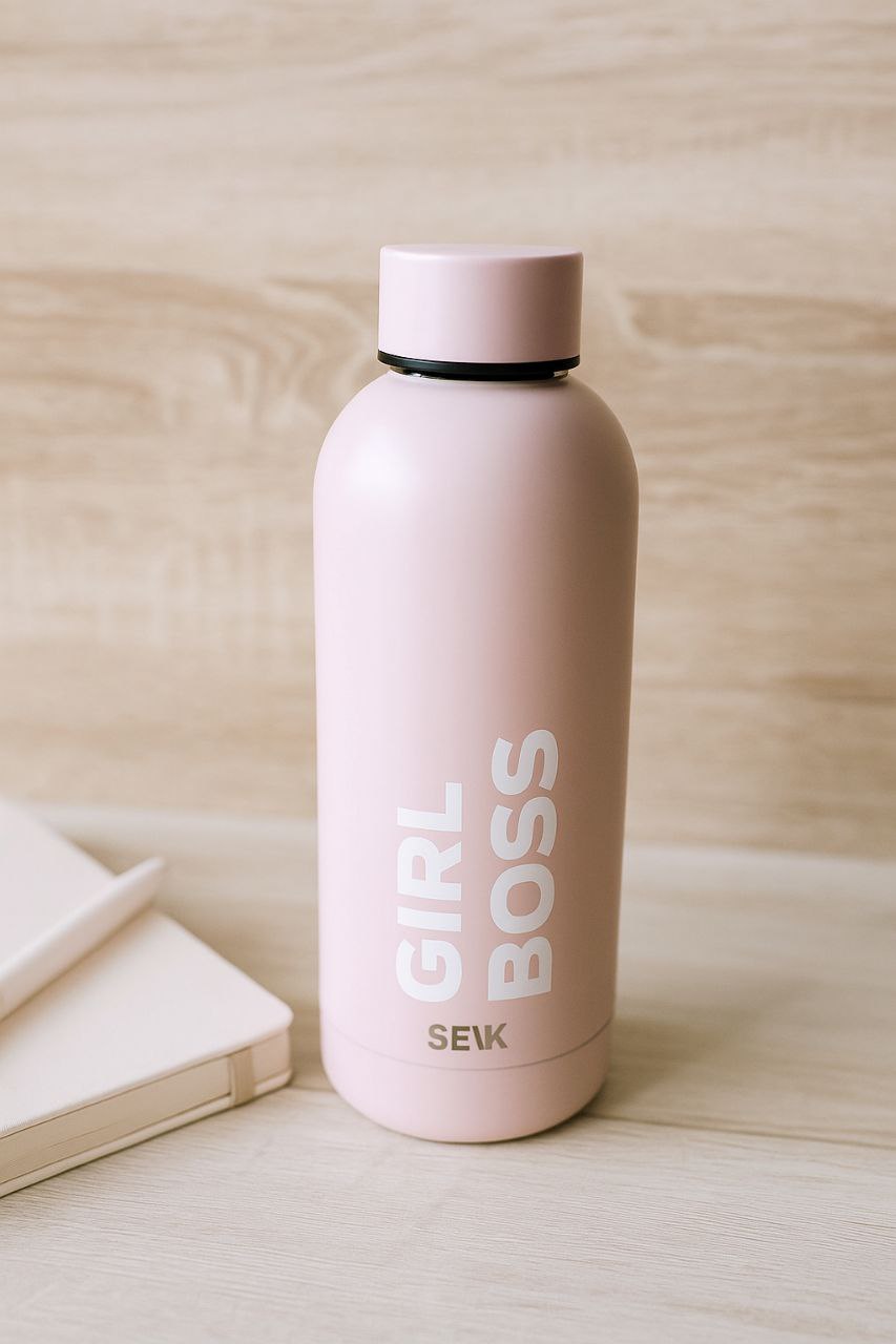 Gourde Girl Boss – 500 ml | L’alliée des femmes ambitieuses