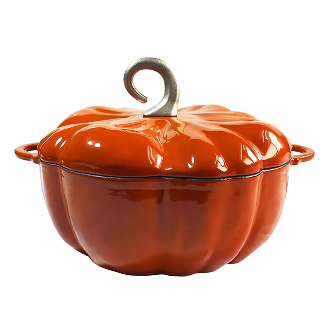 Cocotte Citrouille en fonte émaillée