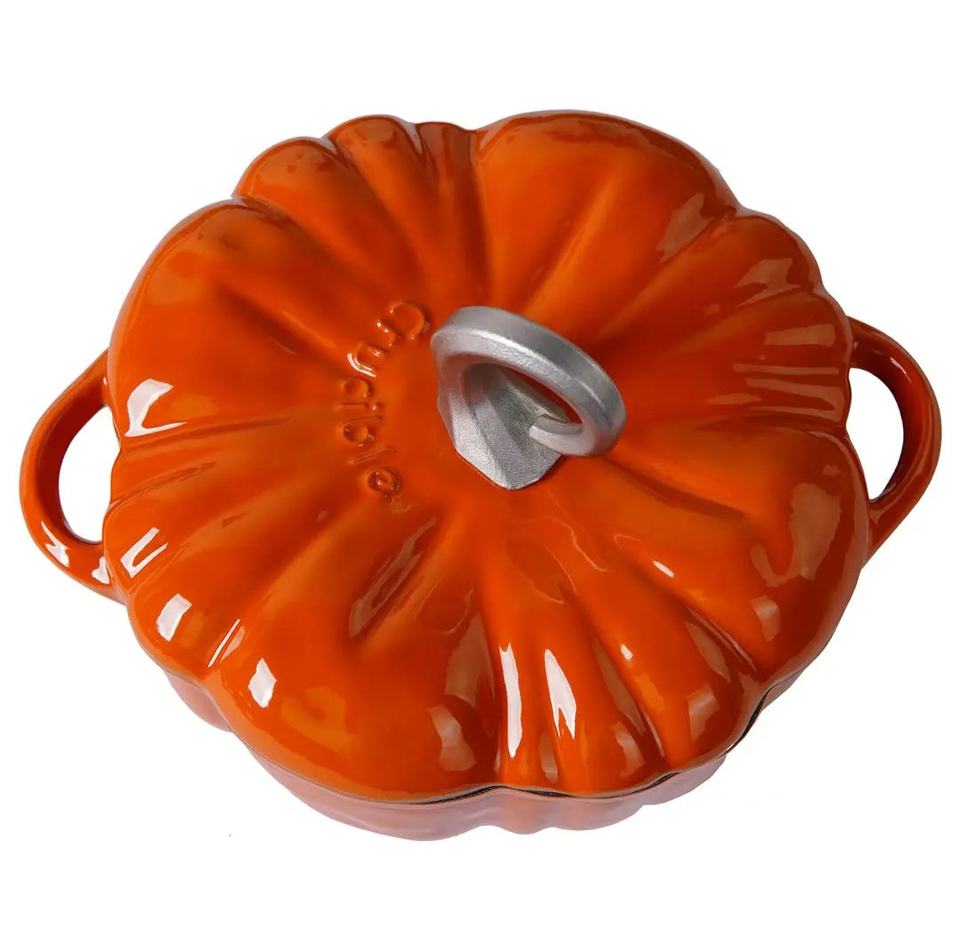 Cocotte Citrouille en fonte émaillée
