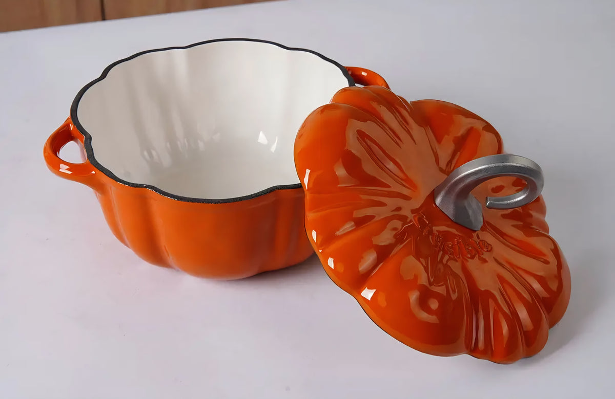 Cocotte Citrouille en fonte émaillée